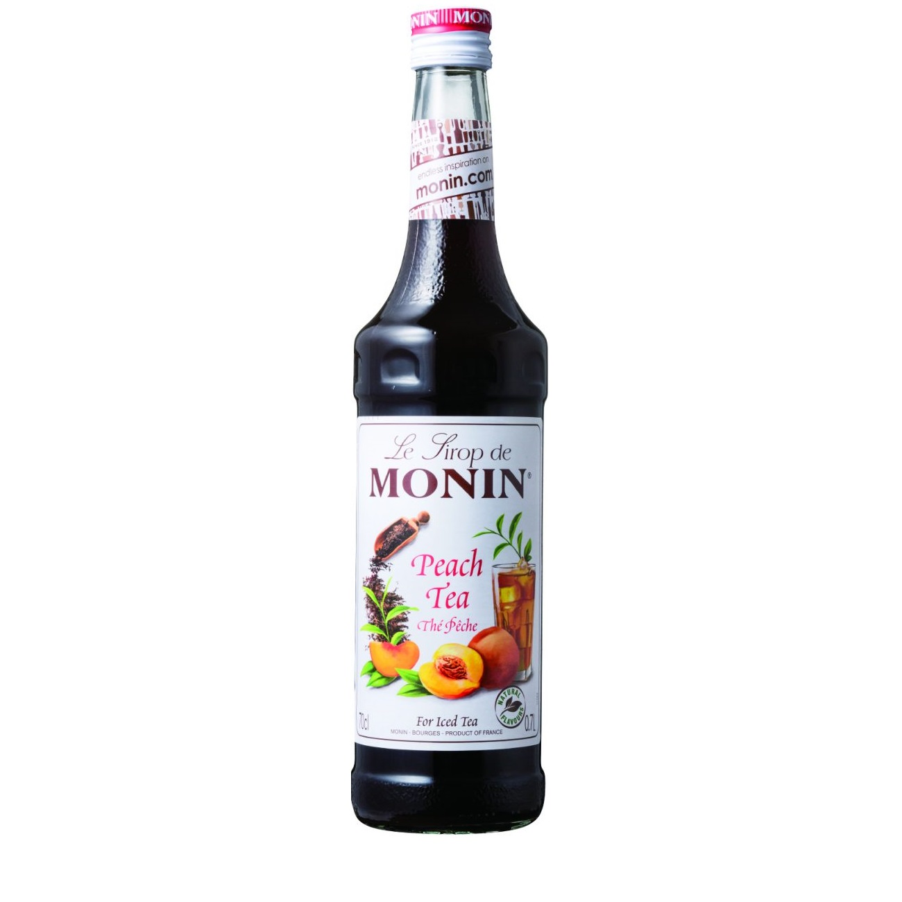 Sirô mùi Trà đào (Peach Tea) hiệu Monin-chai 700ml