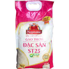 Gạo thơm đặc sản Neptune ST25 túi 5kg