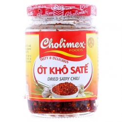 Ớt Khô Sa Tế Cholimex Hũ Thuỷ Tinh 100g