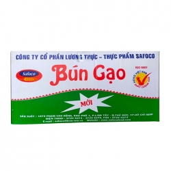 1 THÙNG Bún Gạo Safoco 500g x 10 Gói