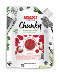 MỨT CHUNKY VẢI & HOA HỒNG (LYCHEE ROSE) 1KG